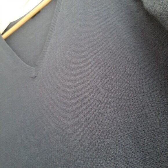 LOVE & LEGEND / Midi Sweater Dress V-neck Navy Blue PLUS Sz 2X - Picture 5 of 8